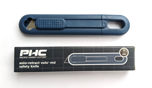 PHC AUTO-RETRACT VOLO METAL DETECTABLE SAFETY KNIFE